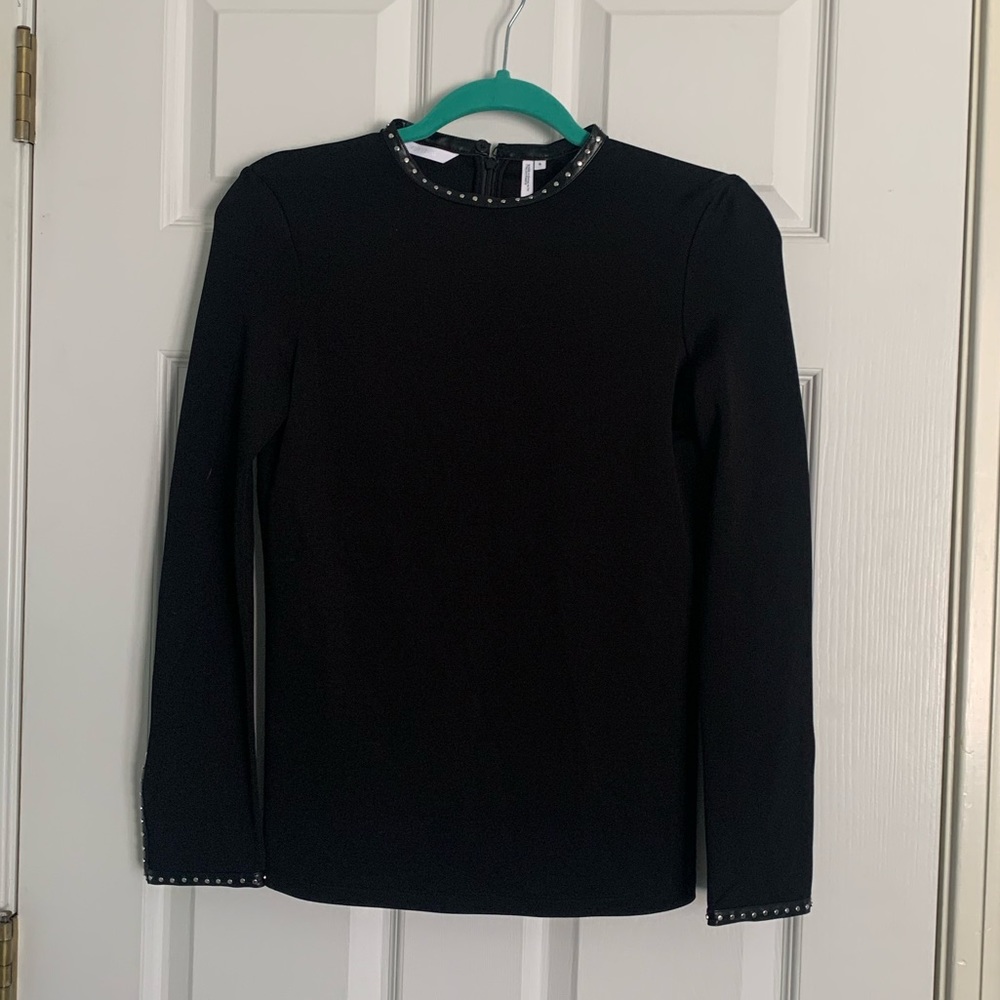 Womens black dress top size small